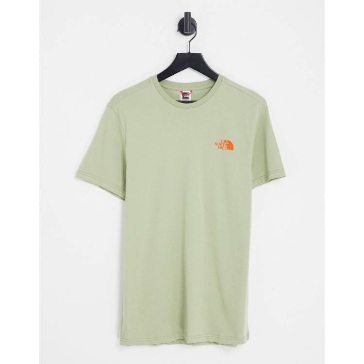 The North Face Simple Dome logo T-shirt in tea green Exclusive to ASOS |  ASOS