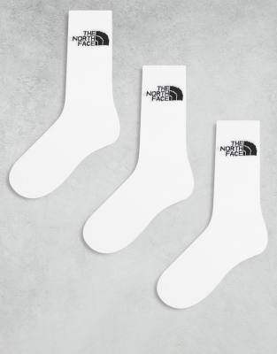 The North Face - Simple Dome - Lot de 3 paires de chaussettes à logo - Blanc