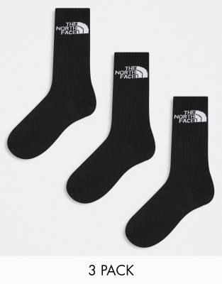 The North Face - Simple Dome - Lot de 3 paires de chaussettes à logo - Noir