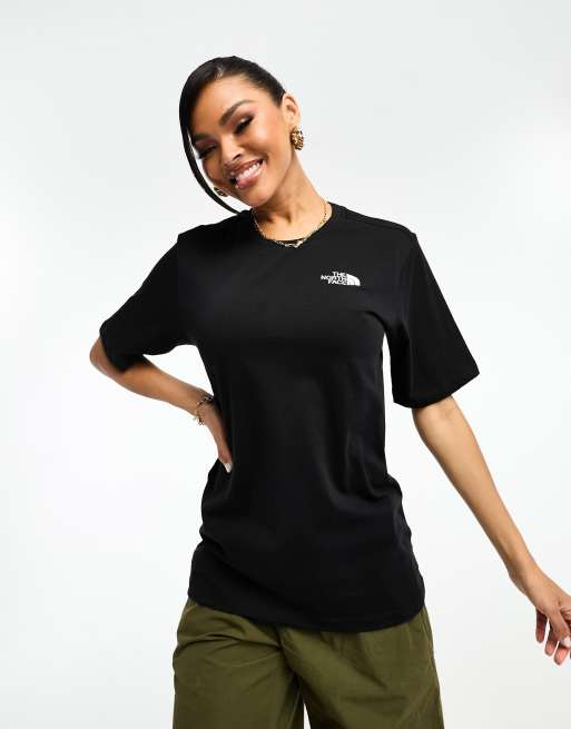 The North Face Simple Dome relaxed fit t shirt in black ASOS