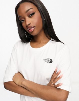 The North Face Simple Dome relaxed fit t-shirt in white - ASOS Price Checker