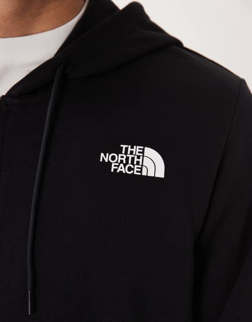 The North Face - Simple Dome - Sort let hættetrøje med lynlås og logo, 3 af 5