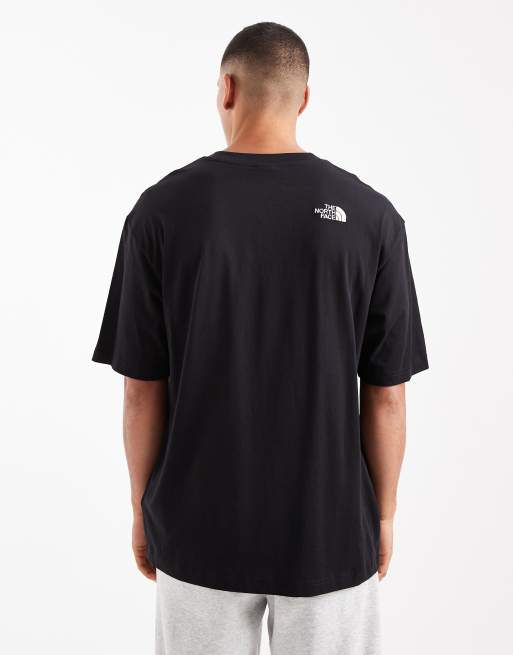 The North Face – Simple Dome – Svart t-shirt i oversize med logga, 3 av 5