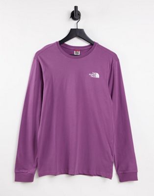 Femme The North Face - Simple Dome - T-shirt à manches longues - Violet