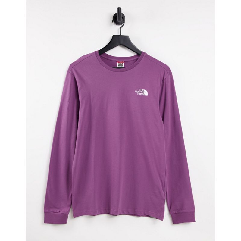 C6rVD Top The North Face - Simple Dome - T-shirt a maniche lunghe viola