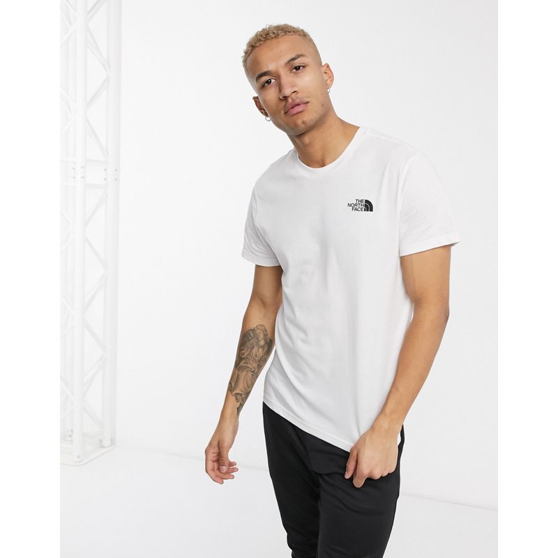 Uomo Activewear The North Face - Simple Dome - T-shirt bianca