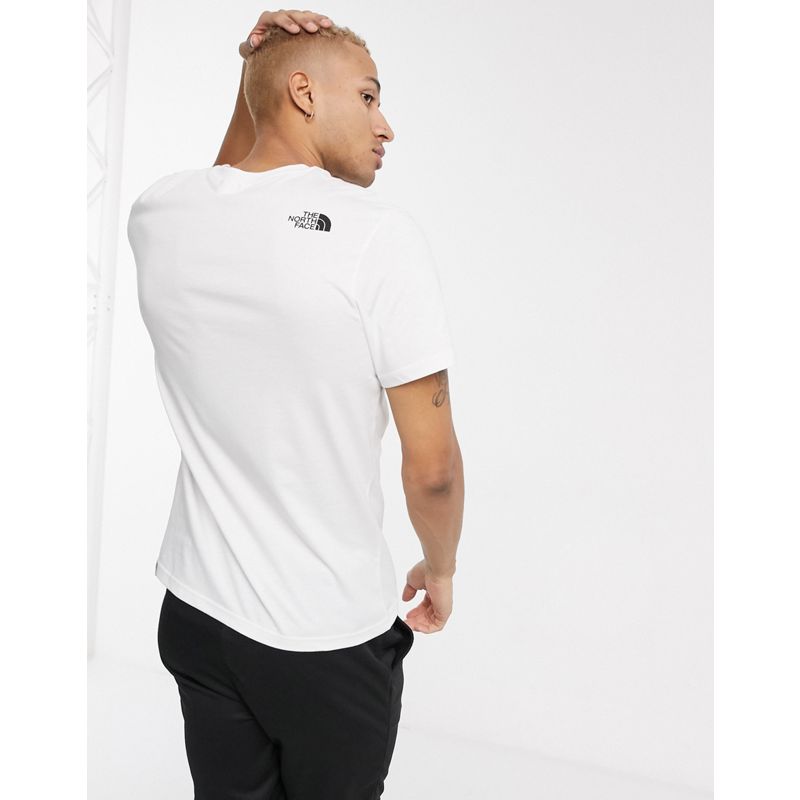 Uomo Activewear The North Face - Simple Dome - T-shirt bianca