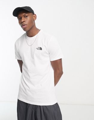 The North Face Simple Dome t-shirt in white - ASOS Price Checker
