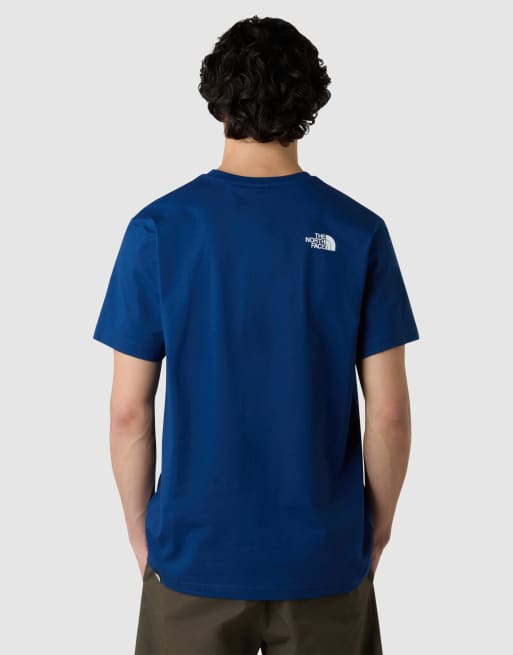 The North Face - Simple Dome - T-shirt - Bleu/blanc, 2 de 4