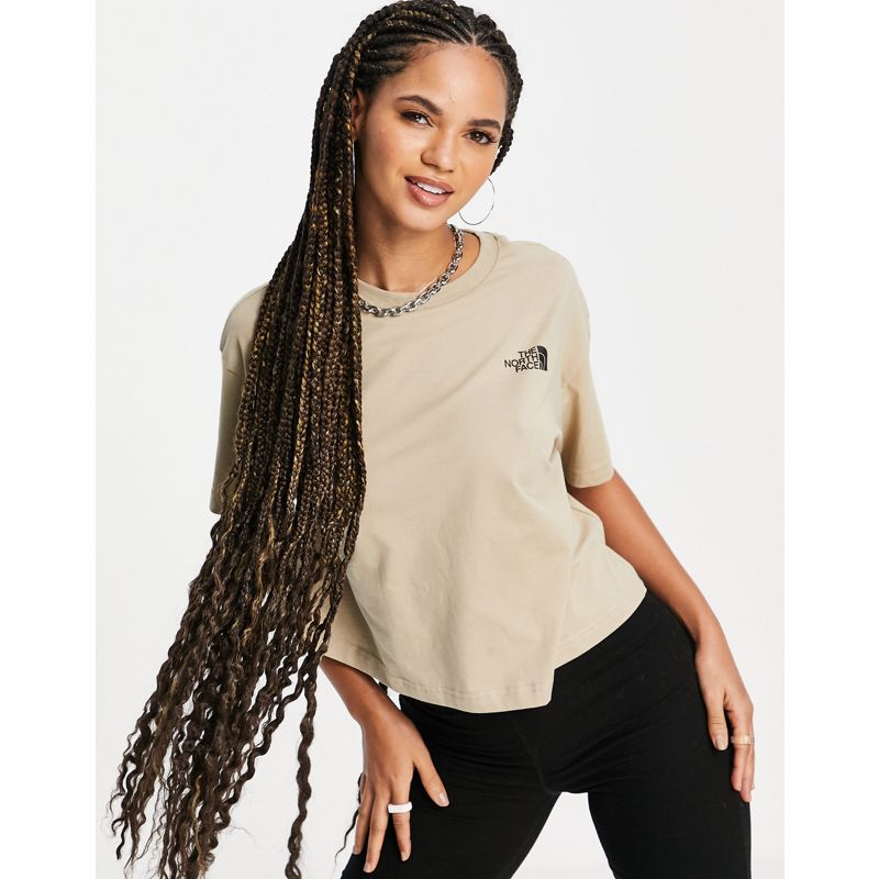 Donna Activewear The North Face - Simple Dome - T-shirt corta beige