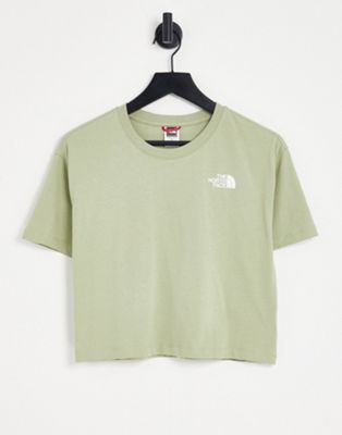 The North Face - Simple Dome - T-shirt crop top - Vert