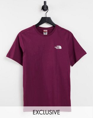 Femme The North Face - Simple Dome - T-shirt en exclusivité chez  - Rouge