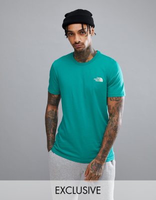 the north face green t shirt