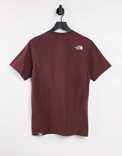 Designer Brands The North Face Simple Dome t-shirt in brown Exclusive at  