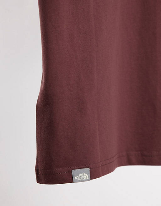 Designer Brands The North Face Simple Dome t-shirt in brown Exclusive at  