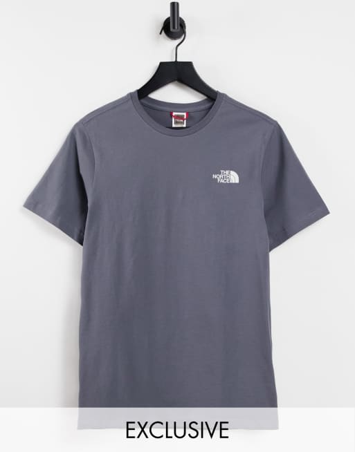 The North Face – Simple Dome – T-Shirt in Grau, exklusiv bei ASOS