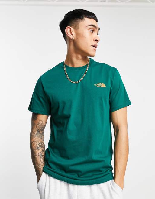 The North Face Simple Dome t shirt in green