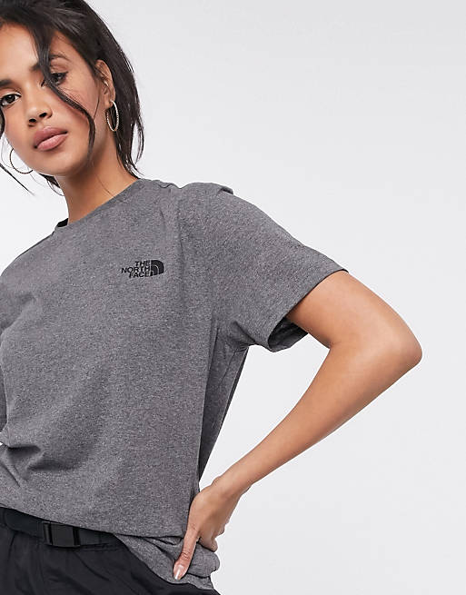 Women The North Face Simple Dome t-shirt in grey 