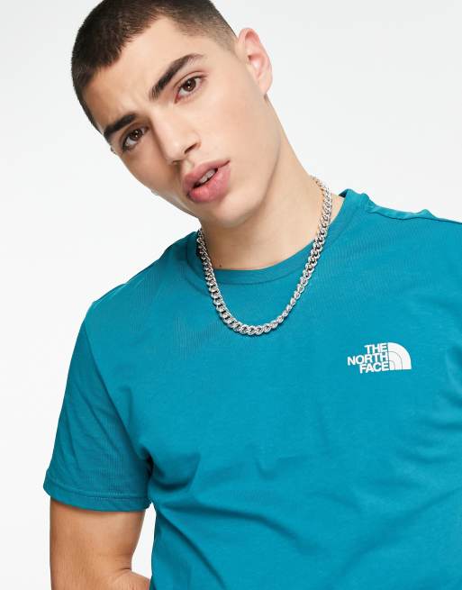 The North Face Simple Dome t-shirt in harbor blue | ASOS