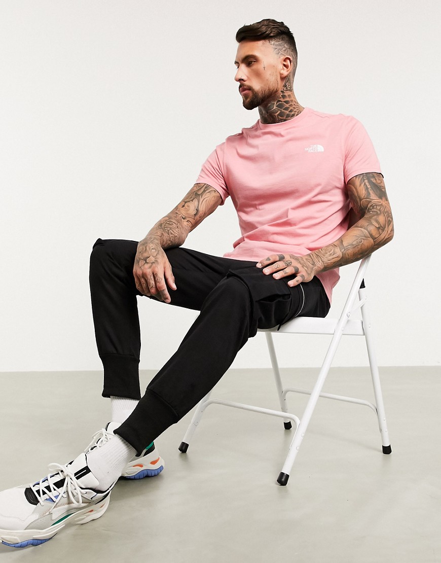 The North Face Simple Dome t-shirt in light pink