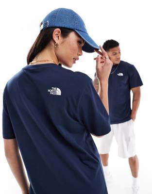 The North Face - Simple Dome - T-Shirt in Marineblau mit Logo