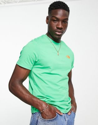 The North Face Simple Dome t-shirt in mojito green Exclusive at ASOS