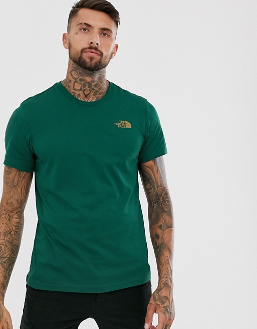 The North Face Simple Dome t-shirt in night green