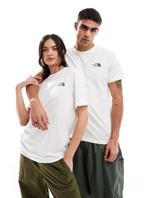 The North Face Simple Dome t-shirt in off white Exclusive at ASOS