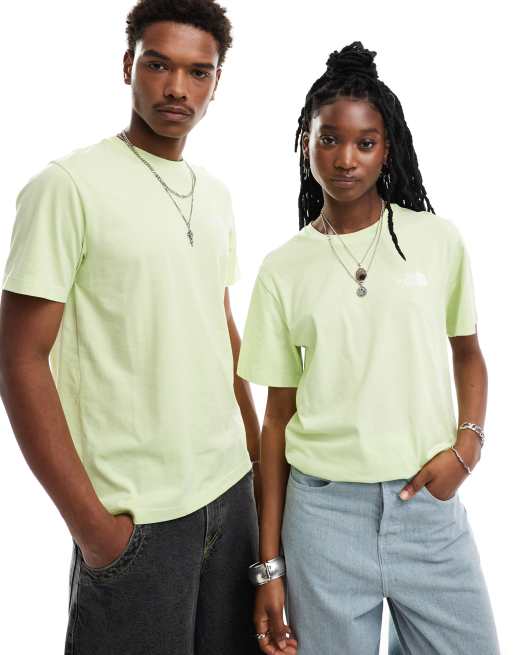 The North Face – Simple Dome – T-Shirt in Pastellgrün mit Logo