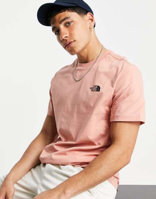 The North Face Simple Dome t-shirt in rose dawn Exclusive at ASOS