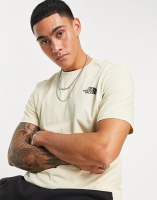 The North Face Simple Dome t-shirt in stone Exclusive at ASOS - ASOS Price Checker