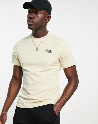 The North Face Simple Dome t-shirt in stone Exclusive at ASOS