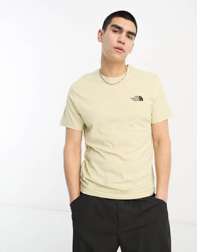 The North Face Simple Dome t-shirt in stone