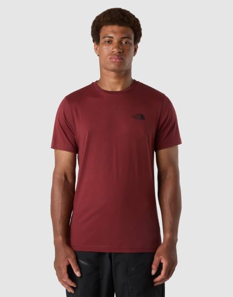 The North Face Simple dome t-shirt in sumac-tnf black - view 1