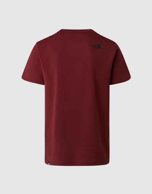 The North Face – Simple Dome – T-Shirt in Sumac/TNF-Schwarz, 4 von 4
