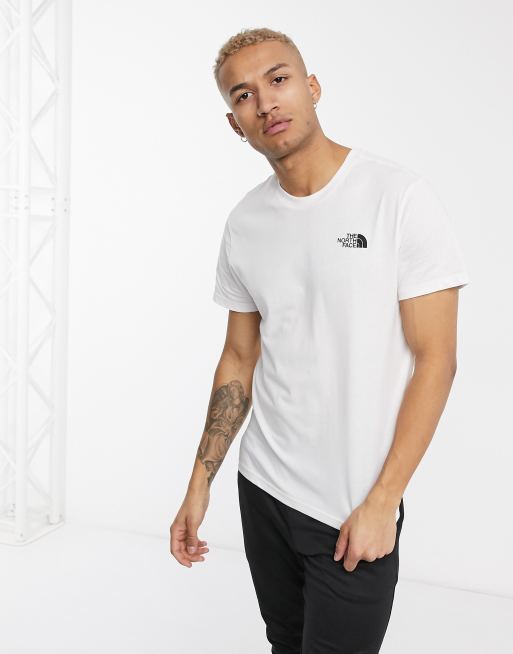 the north face white t shirt