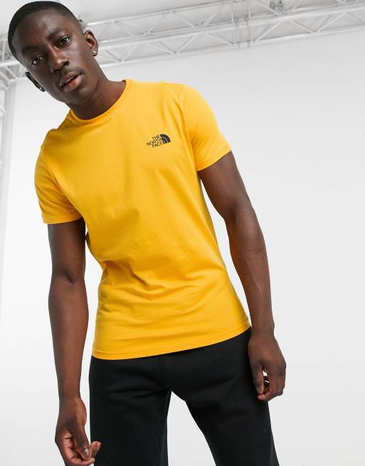 Yellow north hot sale face shirt