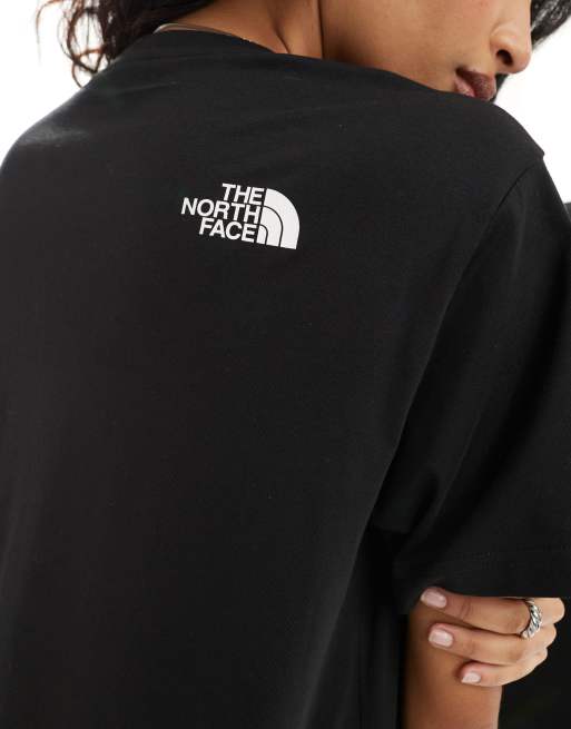 The North Face - Simple Dome - T-shirt nera con logo, 3 di 4