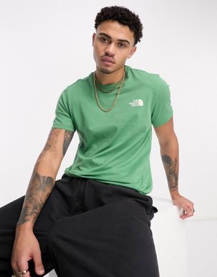 The North Face Simple Dome t-shirt in green - ASOS Price Checker