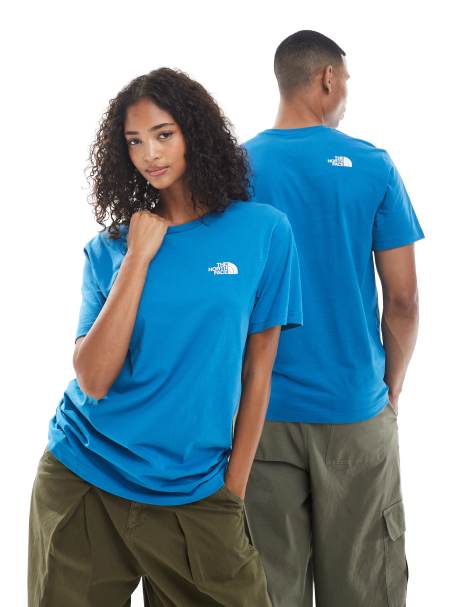 The North Face Simple Dome unisex logo t-shirt in navy - view 1