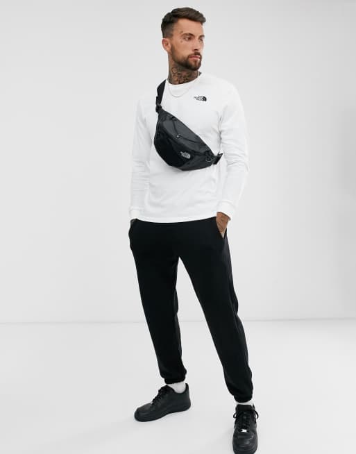 The North Face – Simple Dome – Vit långärmad t-shirt, 4 av 4