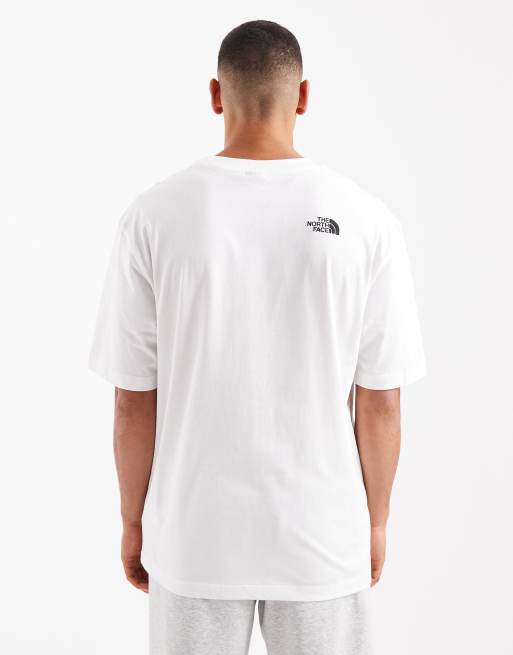 The North Face – Simple Dome – Vit t-shirt i oversize med logga, 3 av 5