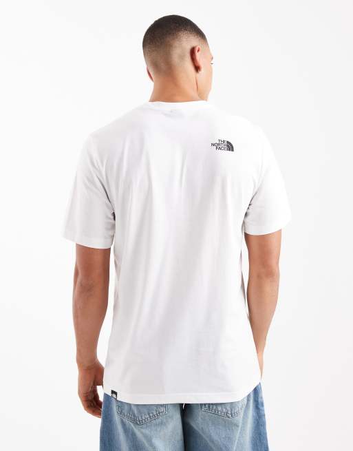 The North Face – Simple Dome – Vit t-shirt med logga, 3 av 5
