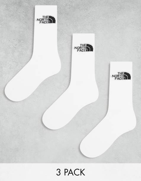 The North Face – Simple Dome – Zestaw 3 par białych skarpetek z logo - view 1