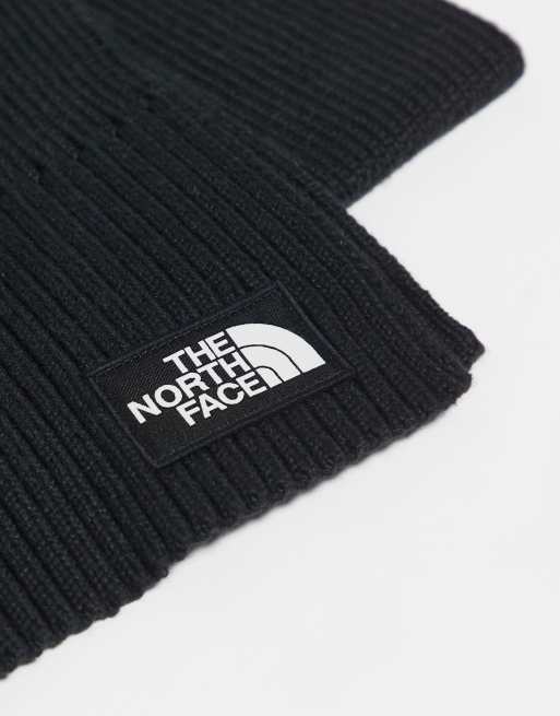 The North Face - Sjaal met rechthoekig logo in zwart, 2 van 3