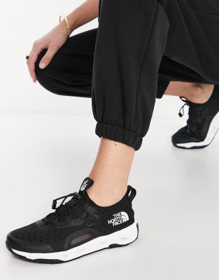 north face black trainers
