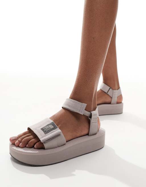 The North Face Skeena platform sandals in grey