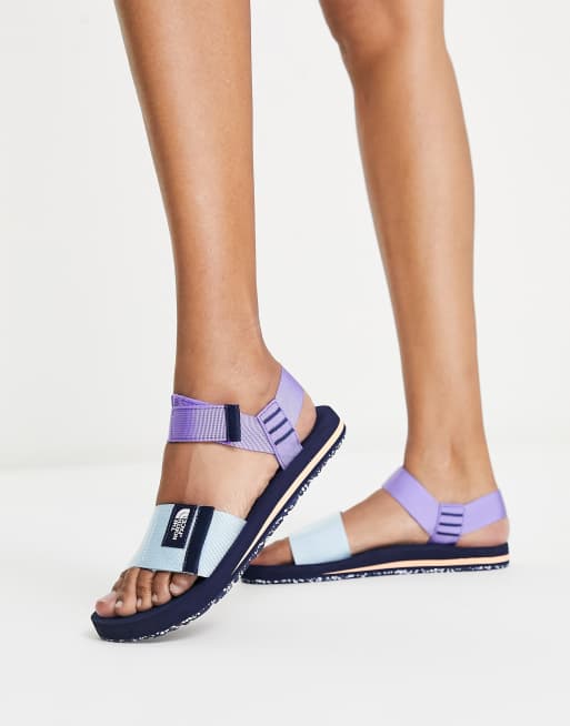 The North Face Skeena sandals in light blue purple