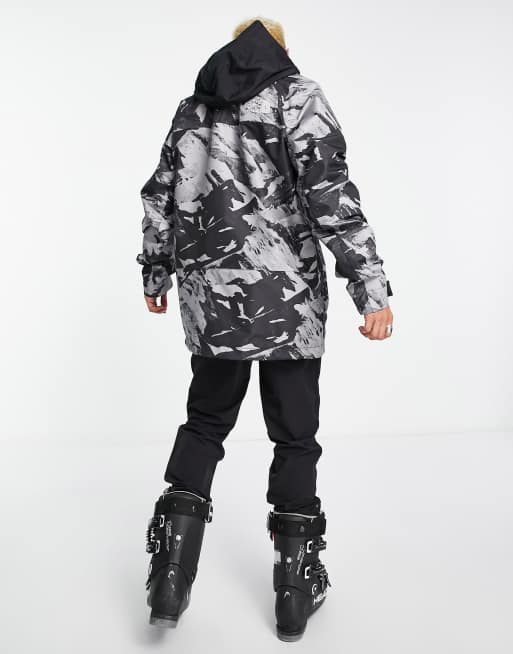 The North Face - Ski Balfron - Geïsoleerd ski-jack met bergprint in zwart, 2 van 4
