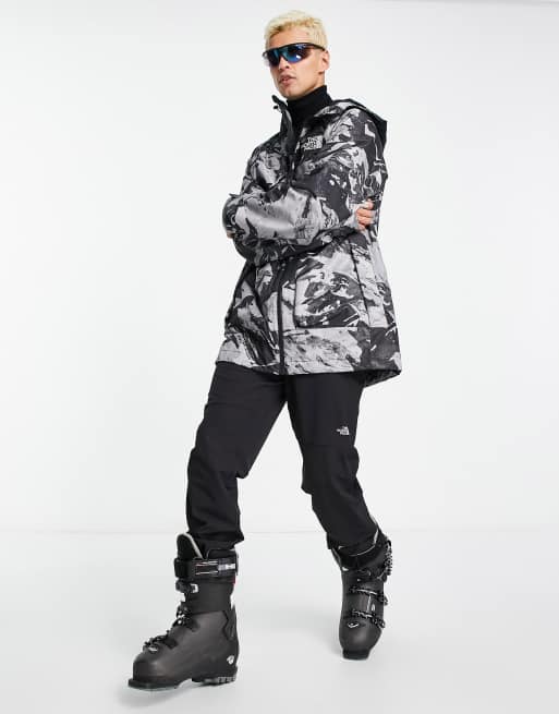 The North Face - Ski Balfron - Geïsoleerd ski-jack met bergprint in zwart, 4 van 4